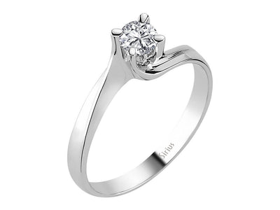 0.24 carat diamond solitaire ring
