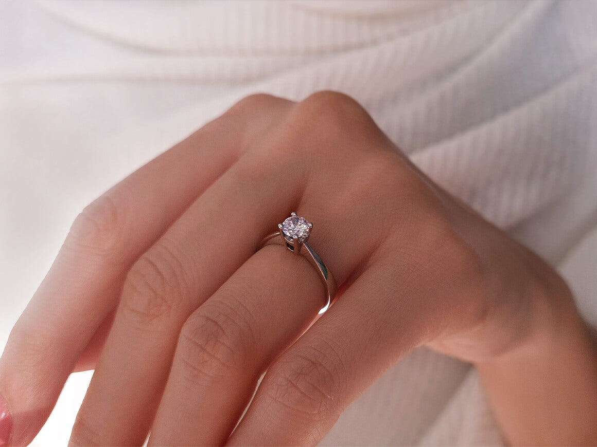 0.56 carat diamond solitaire ring
