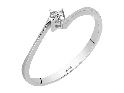 0.06 carat diamond solitaire ring