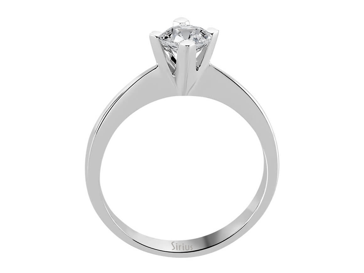 0,37 Carat Diamant Solitär Ring - handgefertigter Diamantschmuck aus Feingold | Sirius Diamant