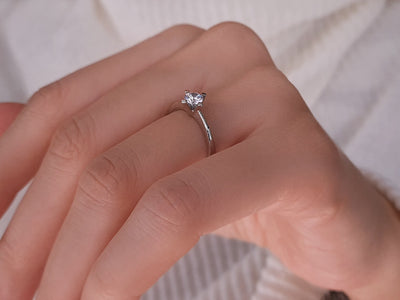 0.37 carat diamond solitaire ring