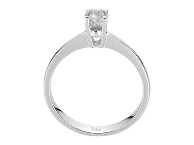 0.28 carat diamond solitaire ring