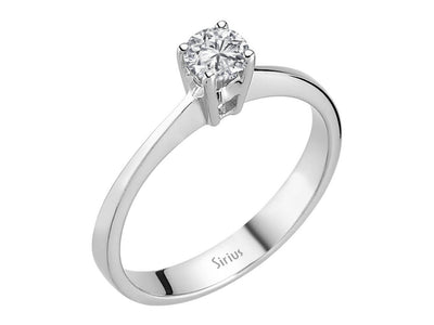 0.28 carat diamond solitaire ring