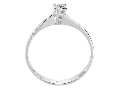 0.20 carat diamond solitaire ring