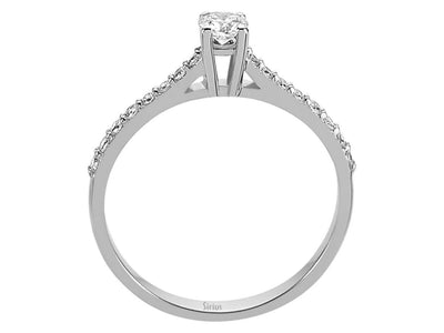 0.35 Total Carat Diamond Solitaire Ring