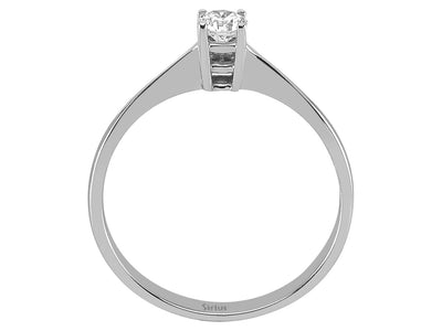 0.20 carat diamond solitaire ring