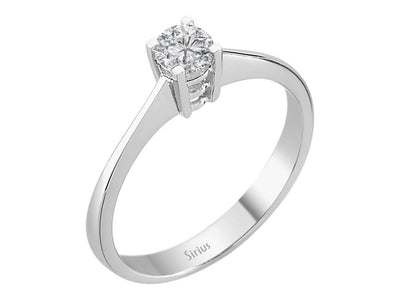 0.30 carat diamond solitaire ring