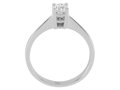 0.38 carat diamond solitaire ring