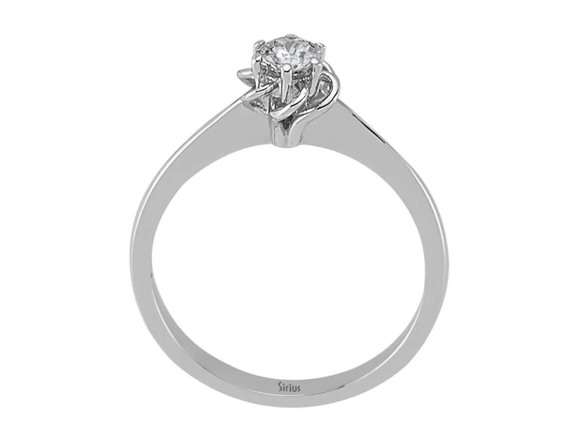 0,31 Karat Diamant Solitär Ring - handgefertigter Diamantschmuck aus Feingold | Sirius Diamant