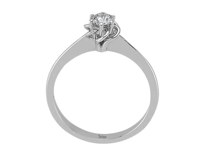 0.31 carat diamond solitaire ring