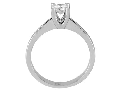 0.38 carat diamond solitaire ring