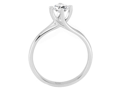 G Color 0.49 Carat Diamond Solitaire Ring