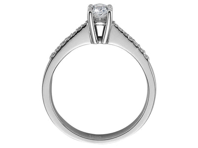 0.45 total carat diamond solitaire ring