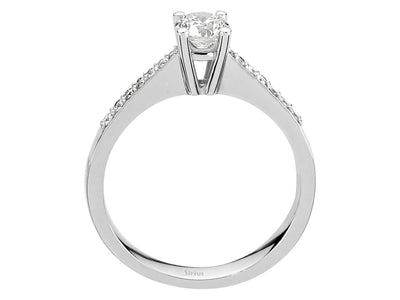 0.56 carat total carat solitaire ring proposal ring ladies ring