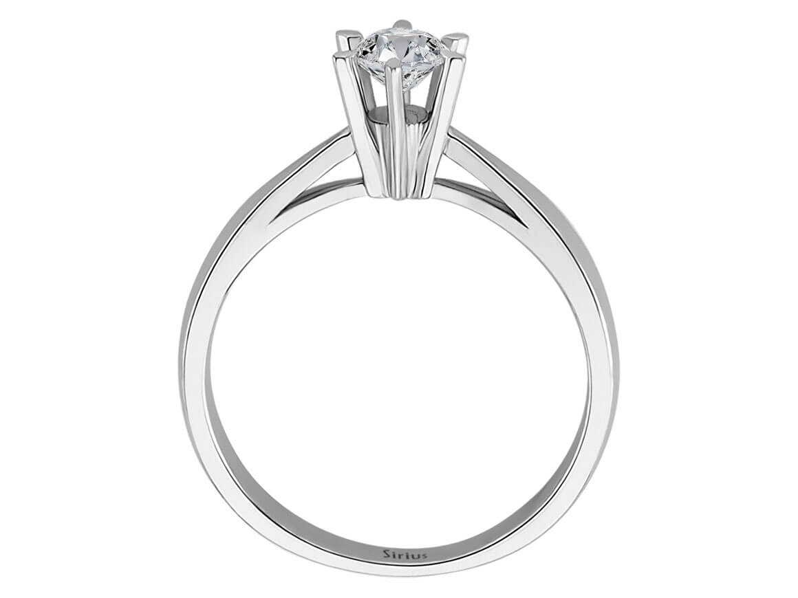 0,33 Karat Diamant Solitär Ring - handgefertigter Diamantschmuck aus Feingold | Sirius Diamant