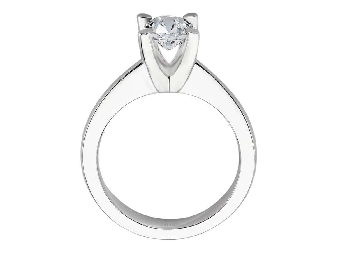 0,60 Karat Diamant Solitär Ring - handgefertigter Diamantschmuck aus Feingold | Sirius Diamant