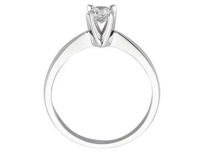 0.32 carat diamond solitaire ring
