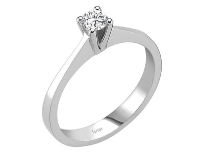0.20 carat diamond solitaire ring