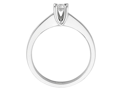 G Color 0.15 Carat Diamond Solitaire Ring