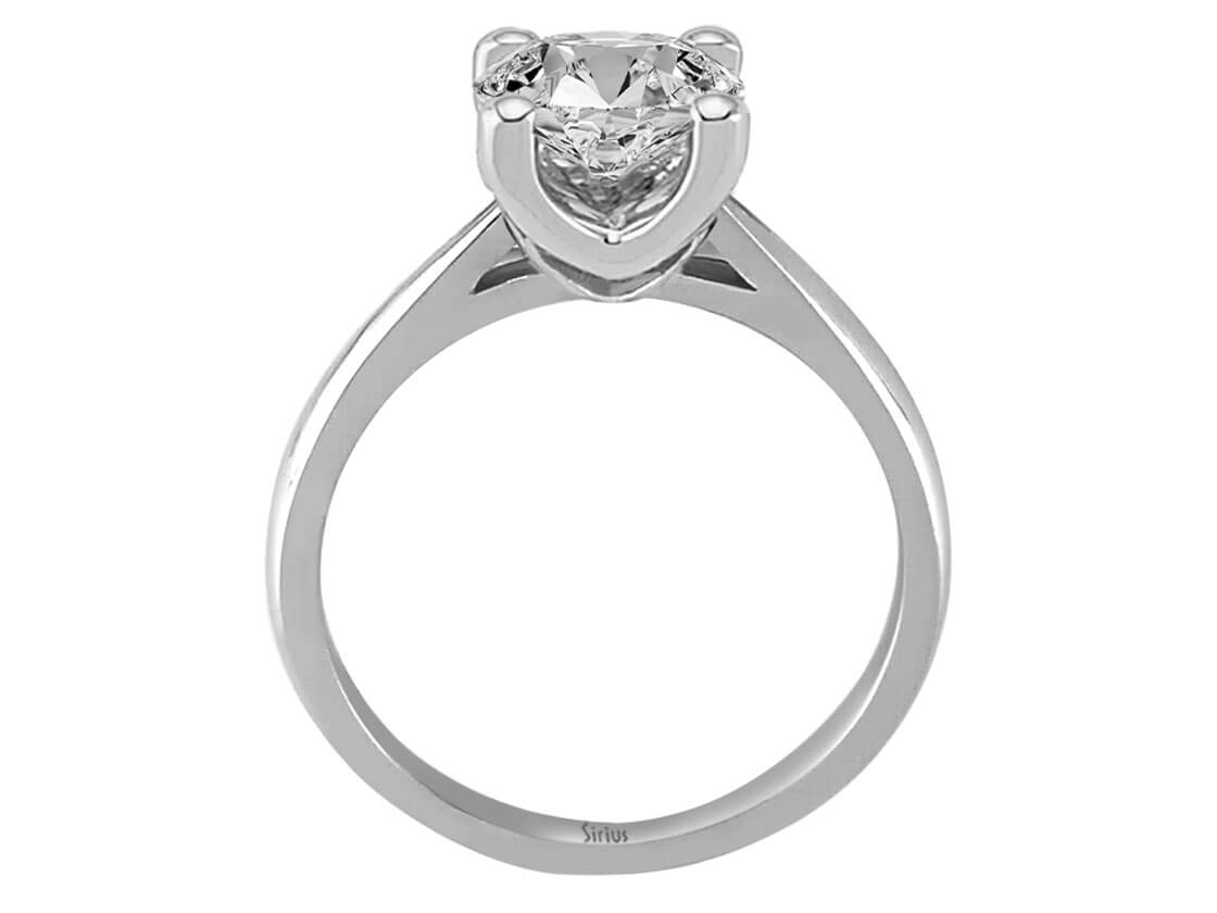 1,50 Carat Diamant Solitär Ring - handgefertigter Diamantschmuck aus Feingold | Sirius Diamant