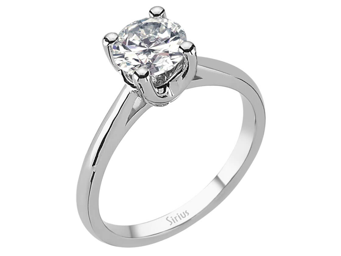 1,50 Carat Diamant Solitär Ring - handgefertigter Diamantschmuck aus Feingold | Sirius Diamant