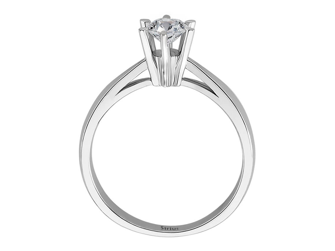 0,40 Carat Diamant Solitär Ring - handgefertigter Diamantschmuck aus Feingold | Sirius Diamant
