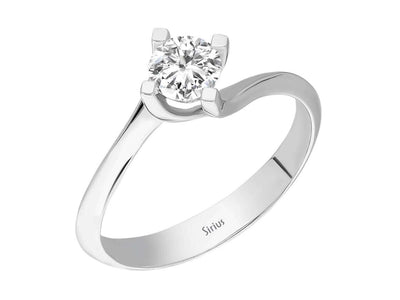 G Color 0.50 Carat Diamond Solitaire Ring