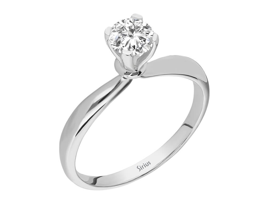 0,50 Carat Diamant Solitärring - handgefertigter Diamantschmuck aus Feingold | Sirius Diamant