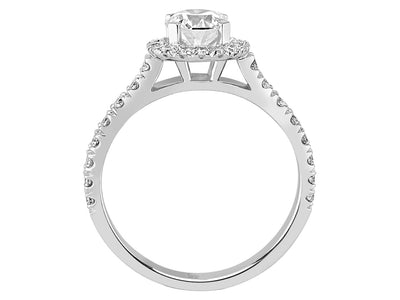 1.08 total carat diamond solitaire ring