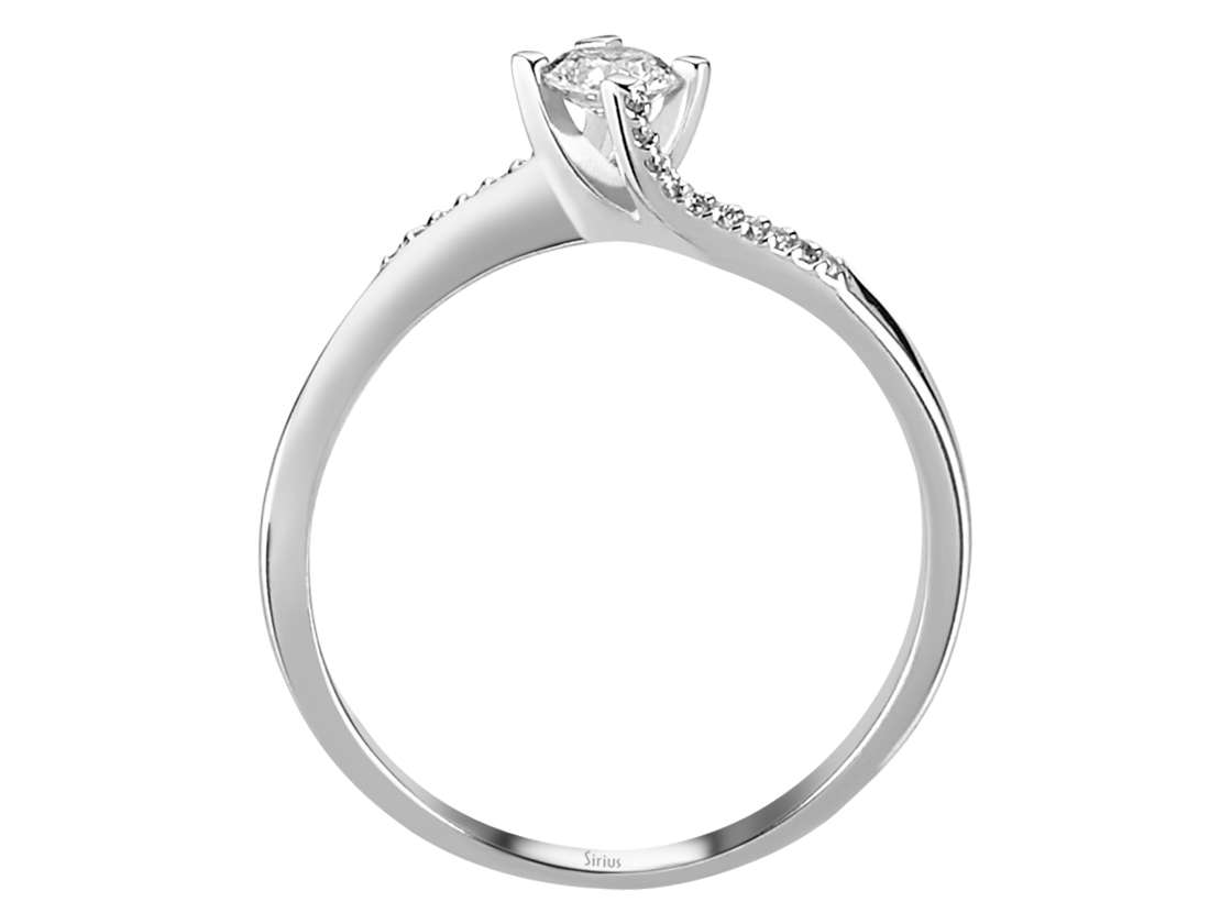 0.24 total carat diamond solitaire ring