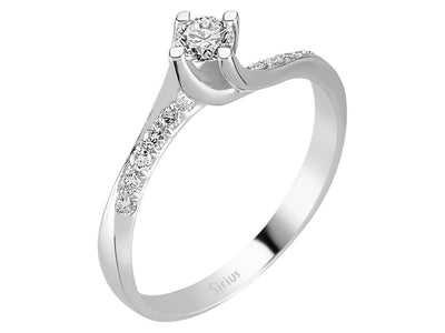 0.30 total carat diamond solitaire ring