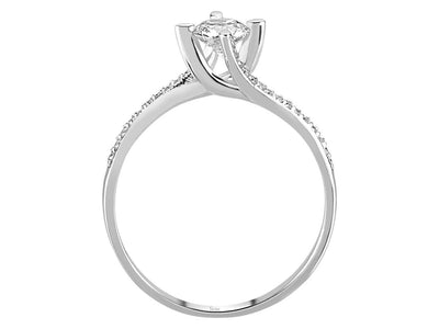 0.58 total carat diamond solitaire ring