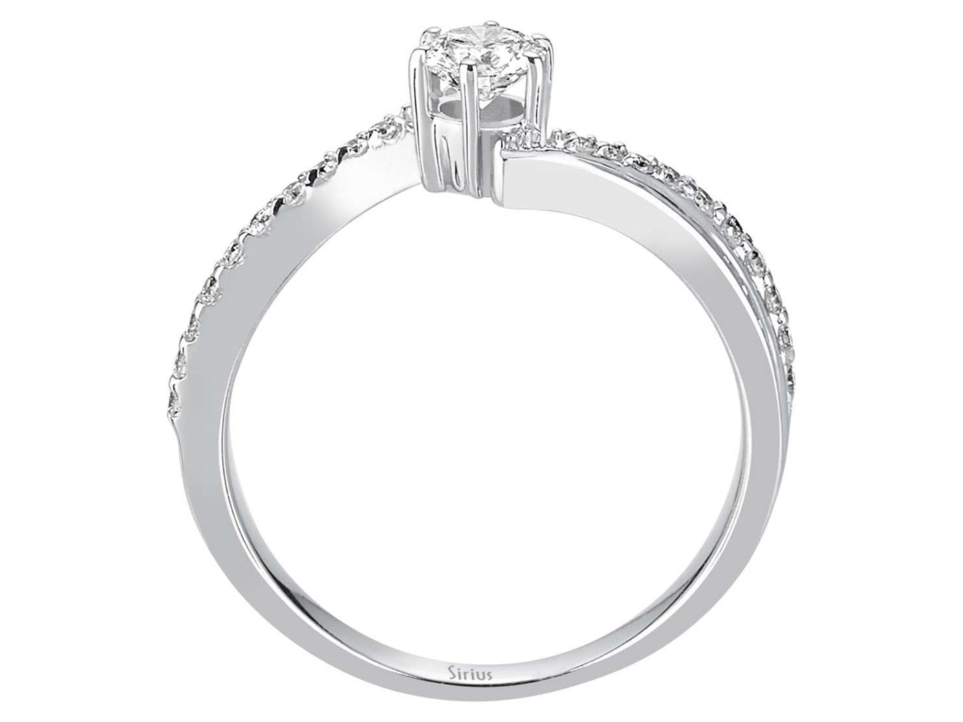 0.45 total carat diamond solitaire ring