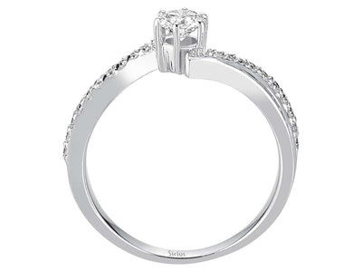0.45 total carat diamond solitaire ring