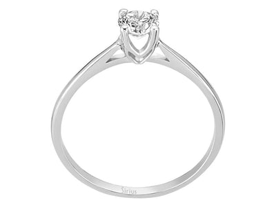 0.36 carat diamond solitaire ring