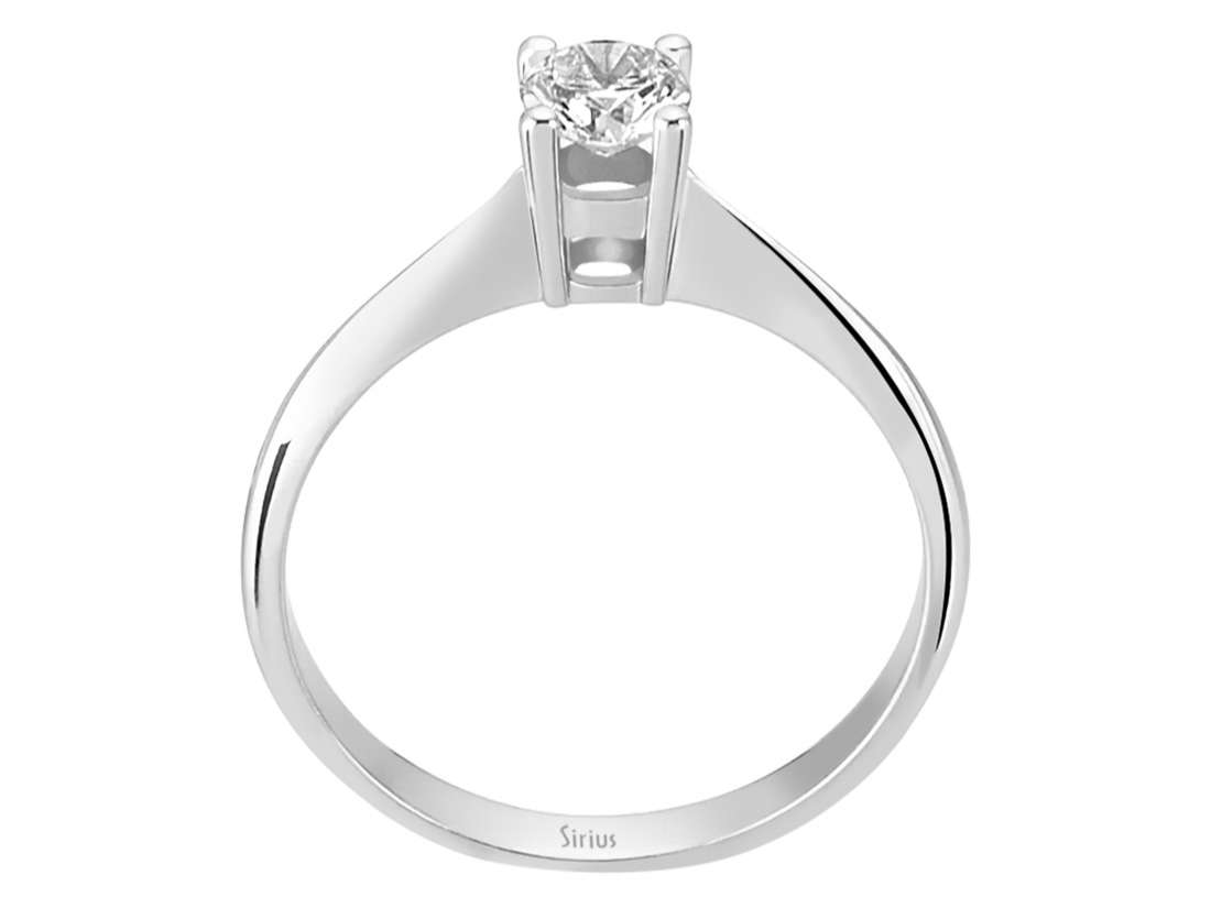 0,40 Carat Diaman Solitär Ring - handgefertigter Diamantschmuck aus Feingold | Sirius Diamant