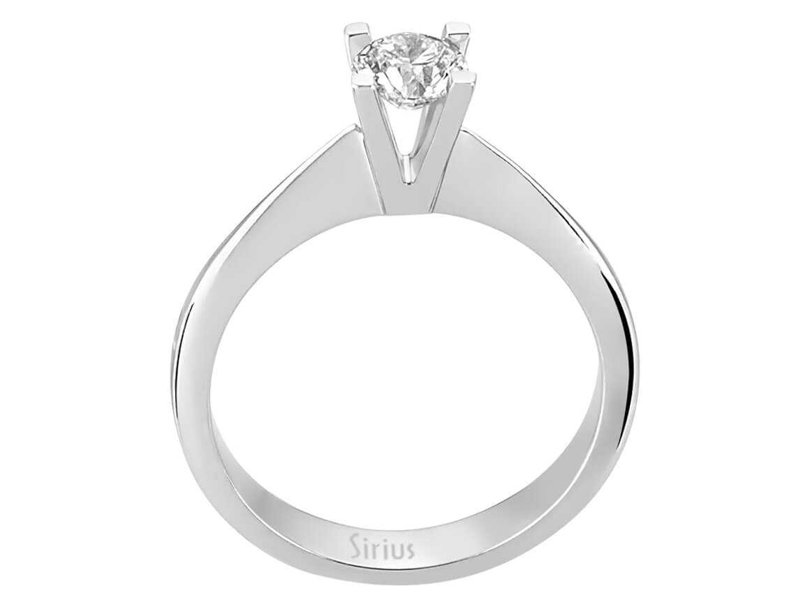 0,52 Karat Diamant Solitär Ring – handgefertigter Diamantschmuck aus Feingold | Sirius Diamant