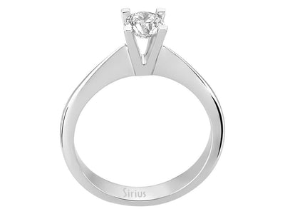 0.52 carat diamond solitaire ring