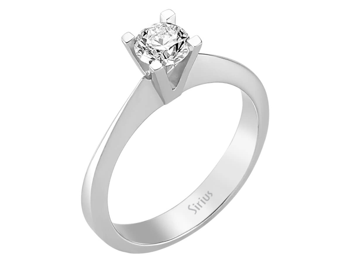 0,52 Karat Diamant Solitär Ring – handgefertigter Diamantschmuck aus Feingold | Sirius Diamant