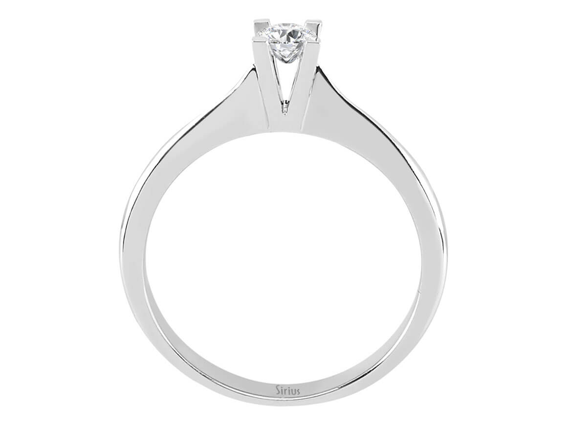 0,25 Karat Diamant Solitär Ring – handgefertigter Diamantschmuck aus Feingold | Sirius Diamant
