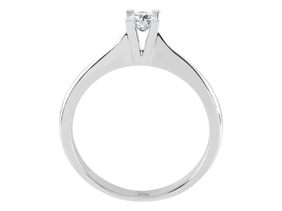 0.25 carat diamond solitaire ring