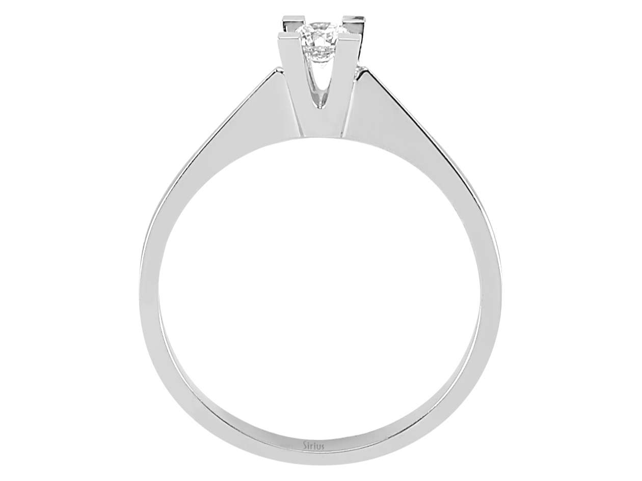Bague solitaire en diamant de 0,15 carat