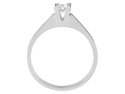 Bague solitaire en diamant de 0,15 carat