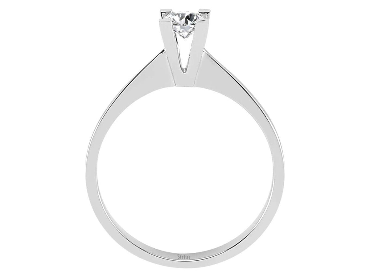 0,23 Carat Diamant Solitär Ring - handgefertigter Diamantschmuck aus Feingold | Sirius Diamant