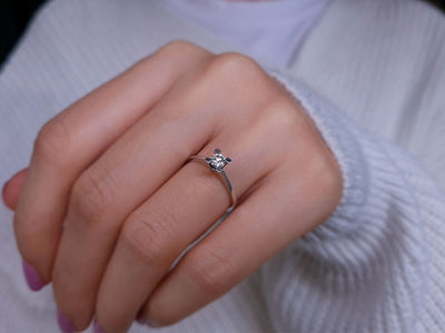 0.23 carat diamond solitaire ring