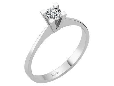 0.23 carat diamond solitaire ring