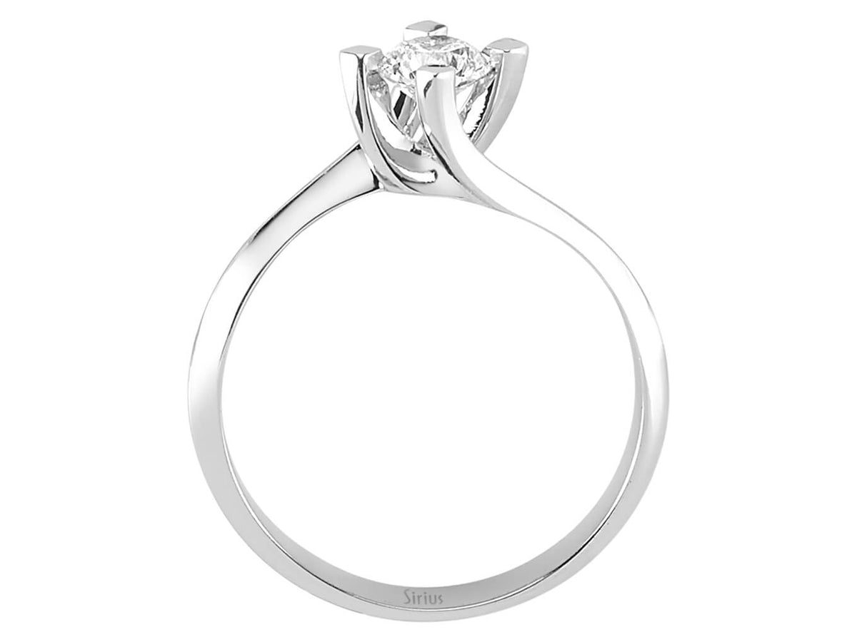 0,40 Carat Diamant Solitär Ring - handgefertigter Diamantschmuck aus Feingold | Sirius Diamant