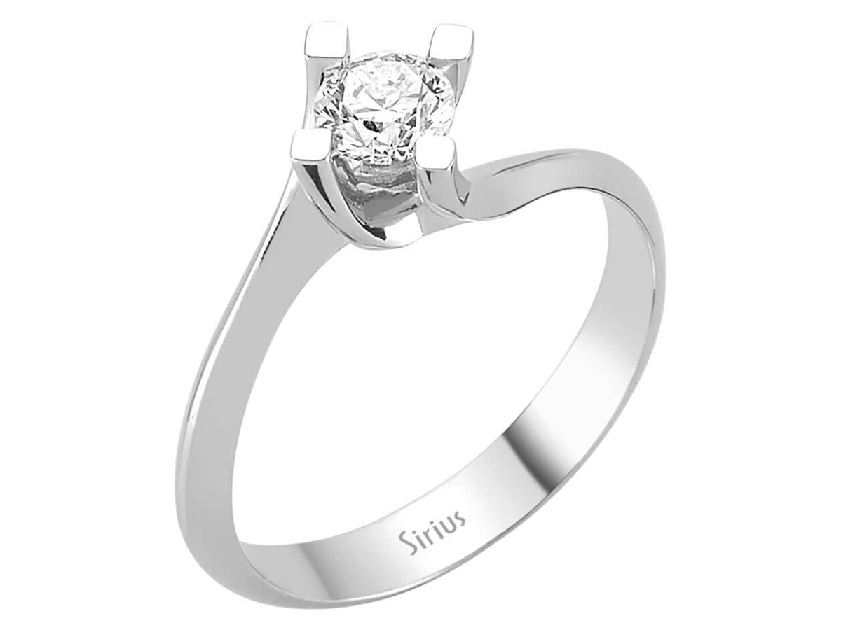 0,40 Carat Diamant Solitär Ring - handgefertigter Diamantschmuck aus Feingold | Sirius Diamant