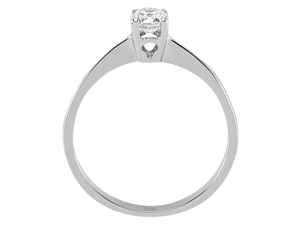 0,29 Carat Diamant Solitär Ring – handgefertigter Diamantschmuck aus Feingold | Sirius Diamant
