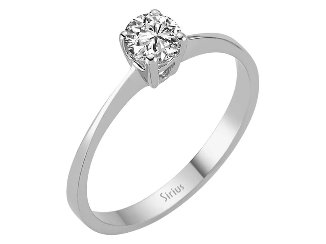 0,29 Carat Diamant Solitär Ring – handgefertigter Diamantschmuck aus Feingold | Sirius Diamant